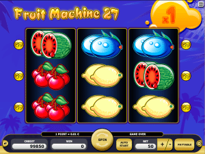 Kostenlos Fruit Machine 27 Online Automatenspiel spielen