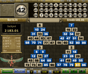 Kostenlose Spielautomat Pharaohs Bingo Online