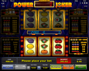 Kostenlose Spielautomat Power Joker Online