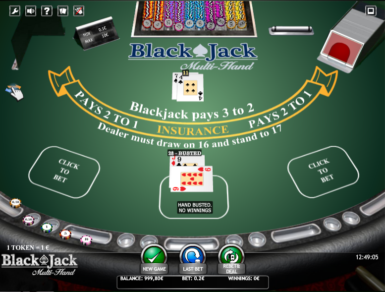 BlackJack Multihand iSoftBet