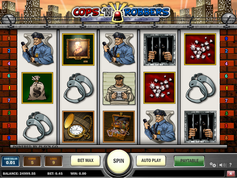 Cops and Robbers Play and Go