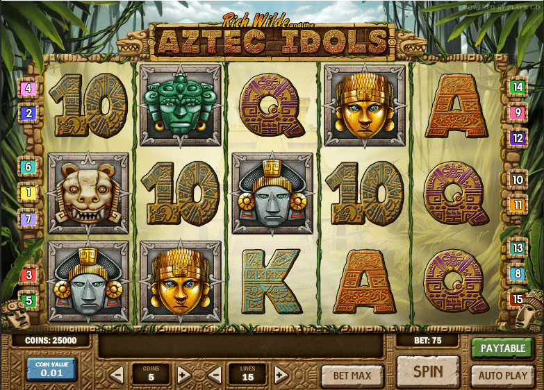 Casino Spielautomat Aztec Idols Kostenlos Online Sielen