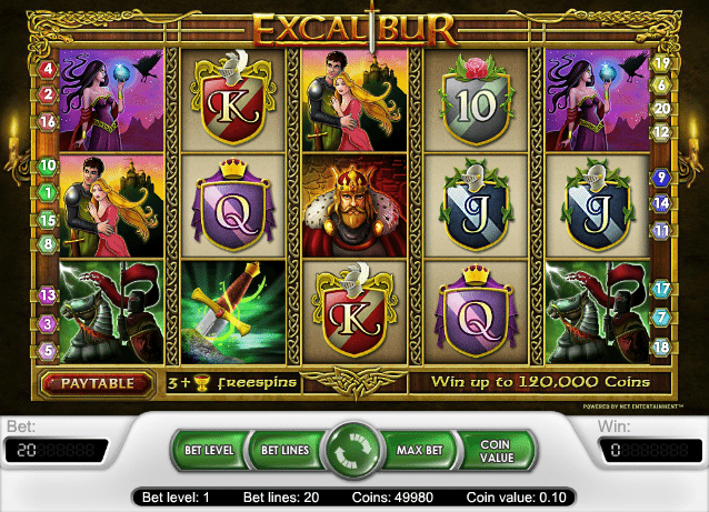 Spielautomat Excalibur Online Kostenlos