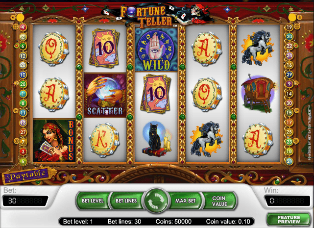 Kostenlos Spielautomat Fortune Teller NetEnt Online