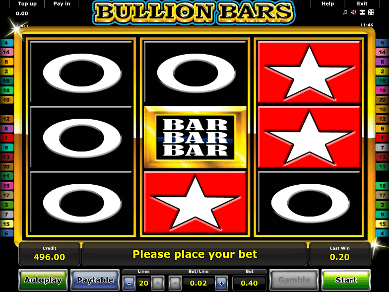 Bullion Bars Kostenlos Online Spielautomat