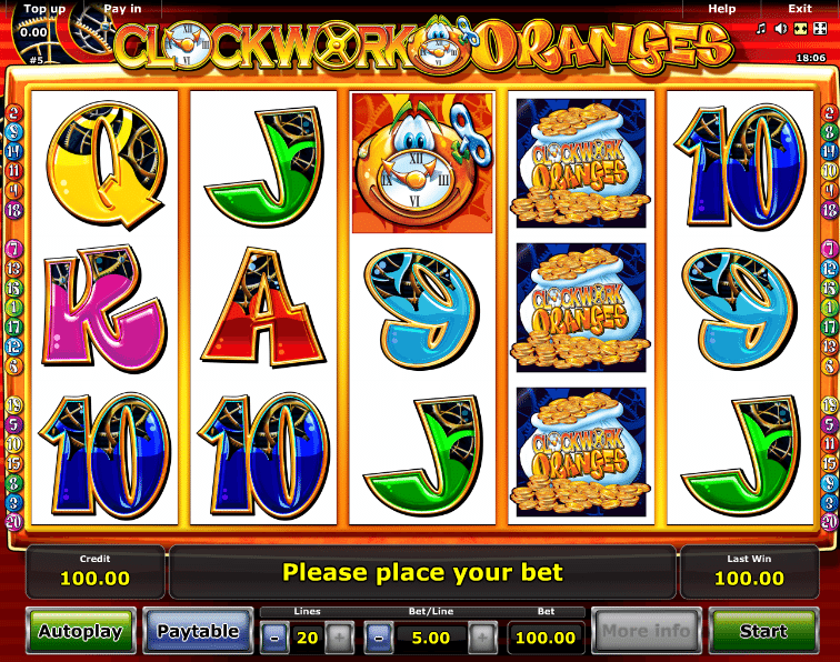 Spielautomat Clockwork Oranges Online Kostenlos