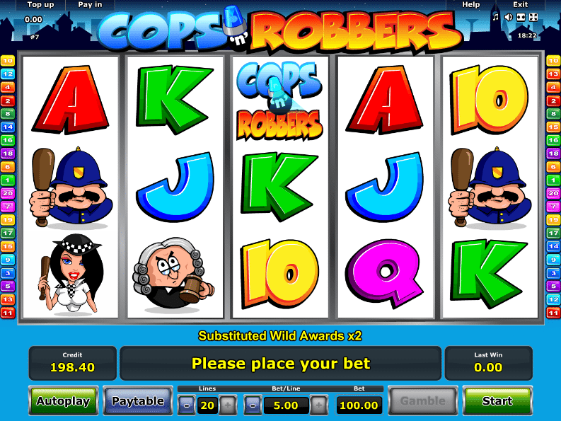 Cops And Robbers Novomatic Gratis Spielautomat Online