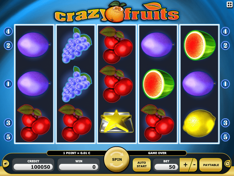 crazy fruits демо