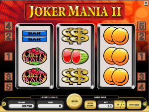 Joker Mania II Spielautomat Online Spielen