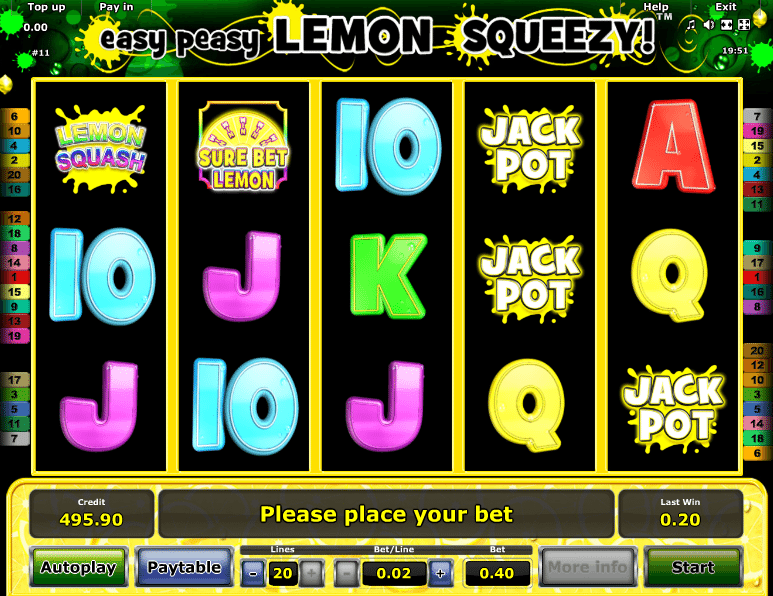 Spielautomat Easy Peasy Lemon Squeezy Online Kostenlos
