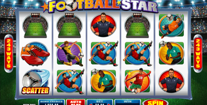 Kostenlose Spielautomat Football Star Online
