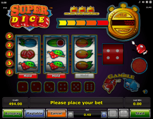 Kostenlose Spielautomat Super Dice Online