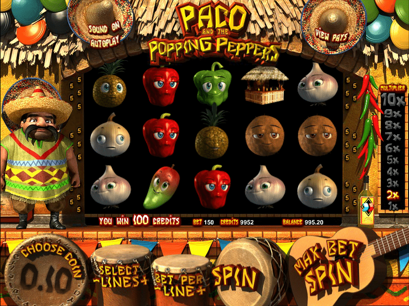 Spielautomat Paco And The Popping Peppers Online Kostenlos Spielen