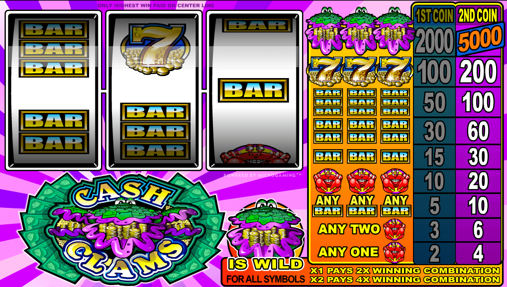 Cash Clams Spielautomat Kostenlos Spielen