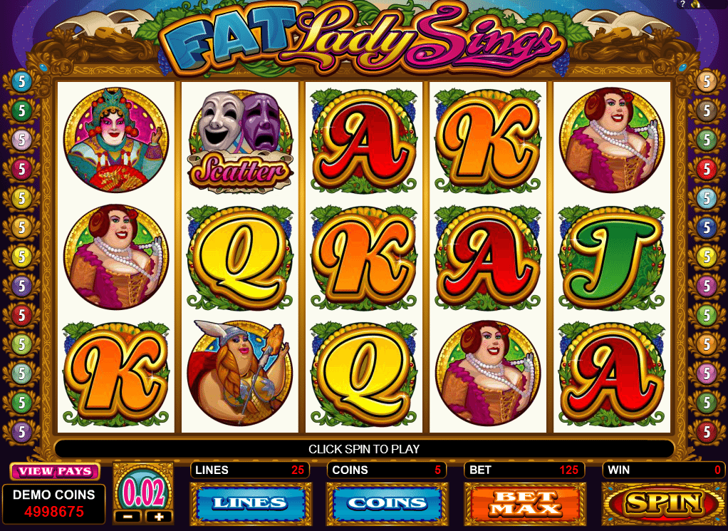 Play The Fat Lady Sings Slot With No Download Required