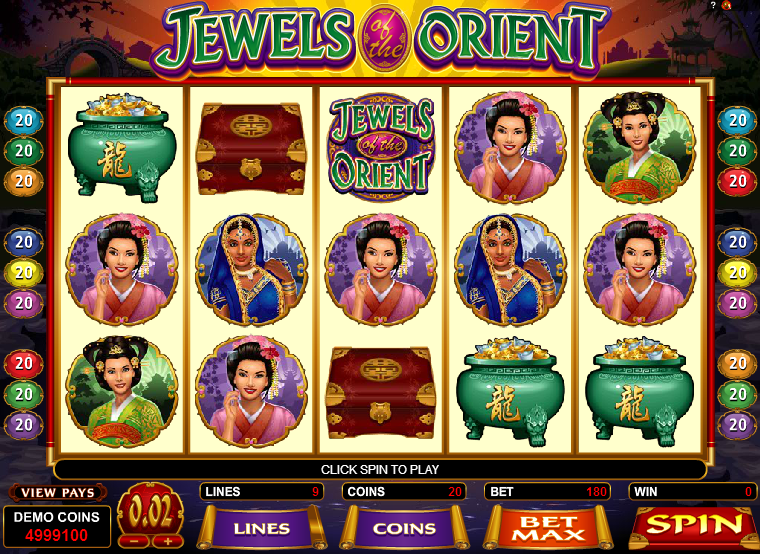 Kostenlose Spielautomat Jewels Of The Orient Online