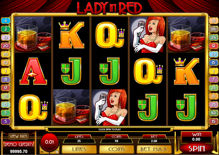 Lady In Red Spielautomat Kostenlos Spielen