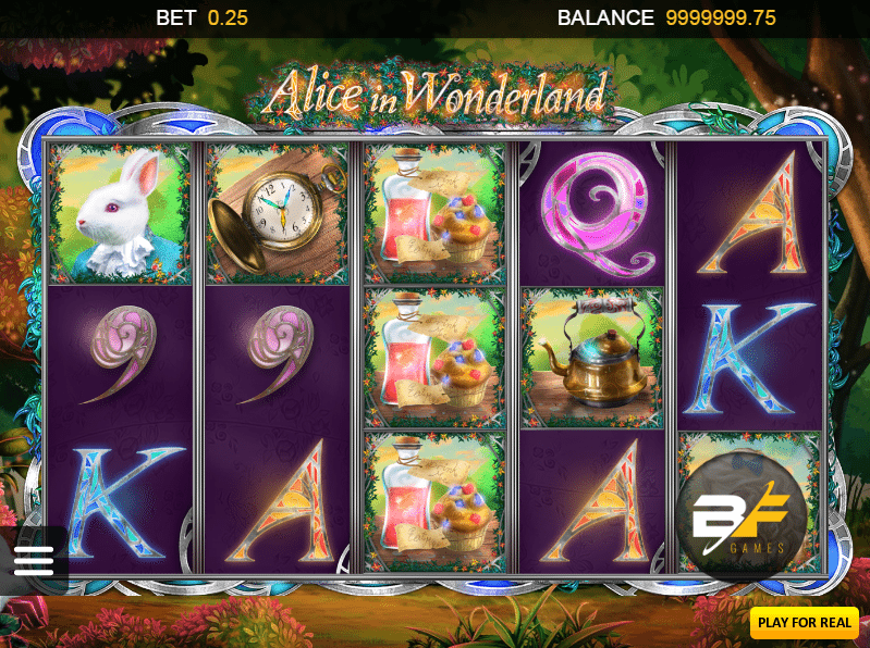 Spielautomat Alice in Wonderland BF Online Kostenlos Spielen