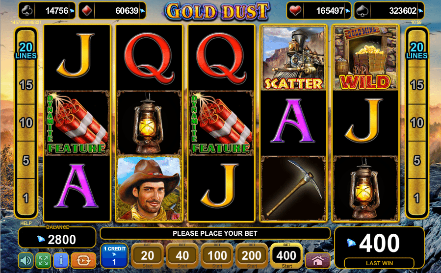 Spielautomat Gold Dust Online Kostenlos Spielen