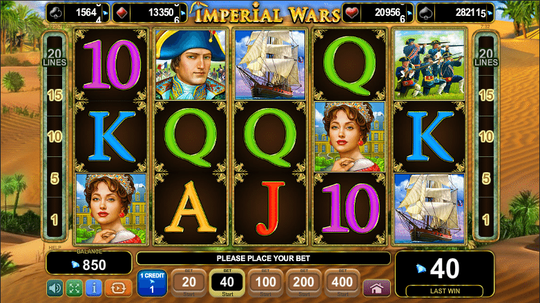 Kostenlose Spielautomat Imperial Wars Online