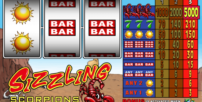 Kostenlose Spielautomat Sizzling Scorpions Online