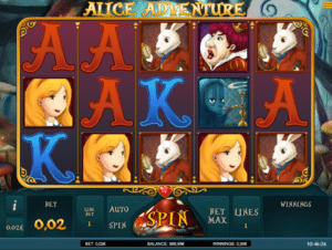 Kostenlose Spielautomat Alice Adventure Online