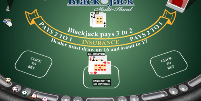 BlackJack Multihand Online Kostenlos Spielen