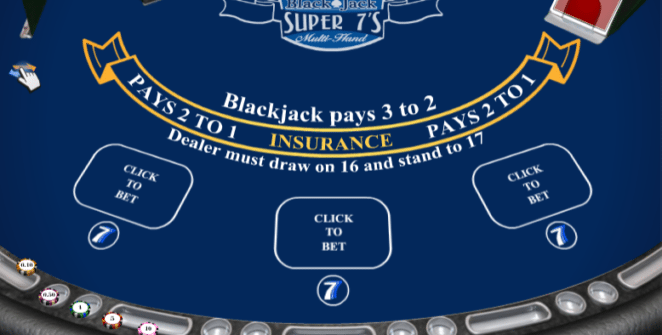 Casino Spiele BlackJack Super 7s Multihand Online Kostenlos Spielen