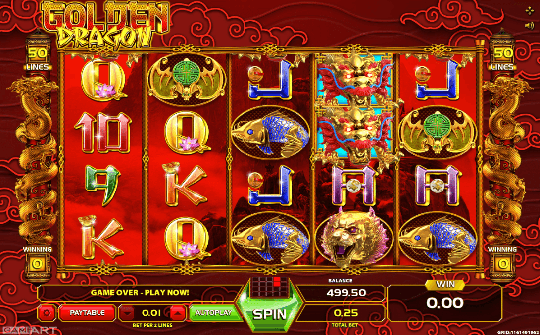 Spielautomat Golden Dragon Game Art Kostenlos Online - Jetzt Spielen