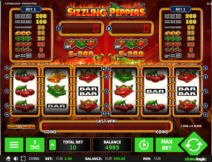 Kostenlose Spielautomat Sizzling Peppers Online