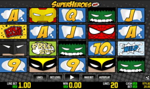 Spielautomat Super Heroes WM Online Kostenlos Spielen