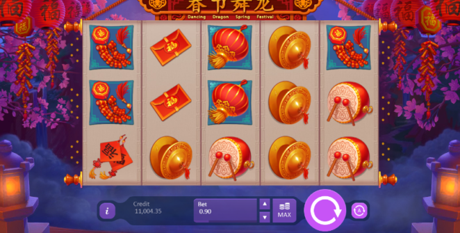 Spielautomat Dancing Dragon Spring Festival Online Kostenlos Spielen