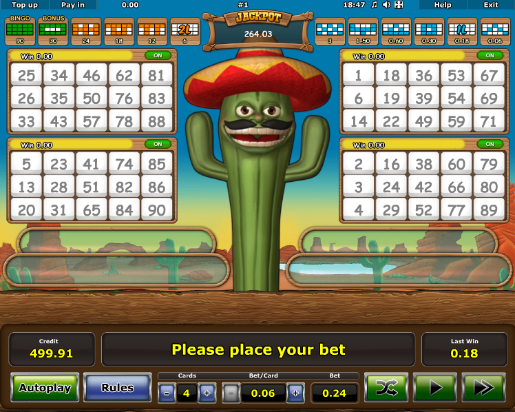 Crazy Cactus Bingo